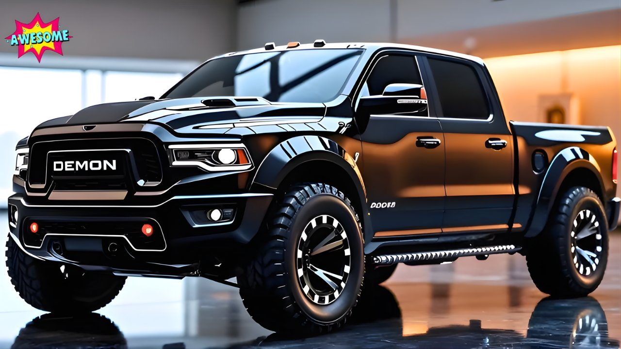 2026 Dodge Demon Pickup Truck Unveiled: Bold Muscle Design, Supercharged Engine, Smart Features, Mileage & Full Price Details